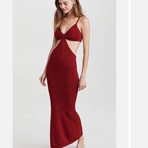 Slinky backless dress